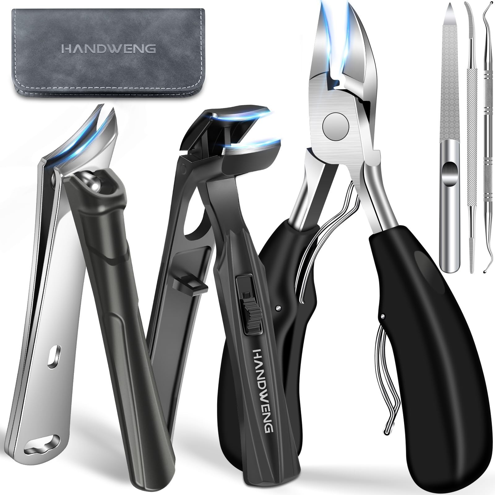 2026 Toenail Clippers for Seniors Thick Toenails, Angled Head Large Toe Nail …