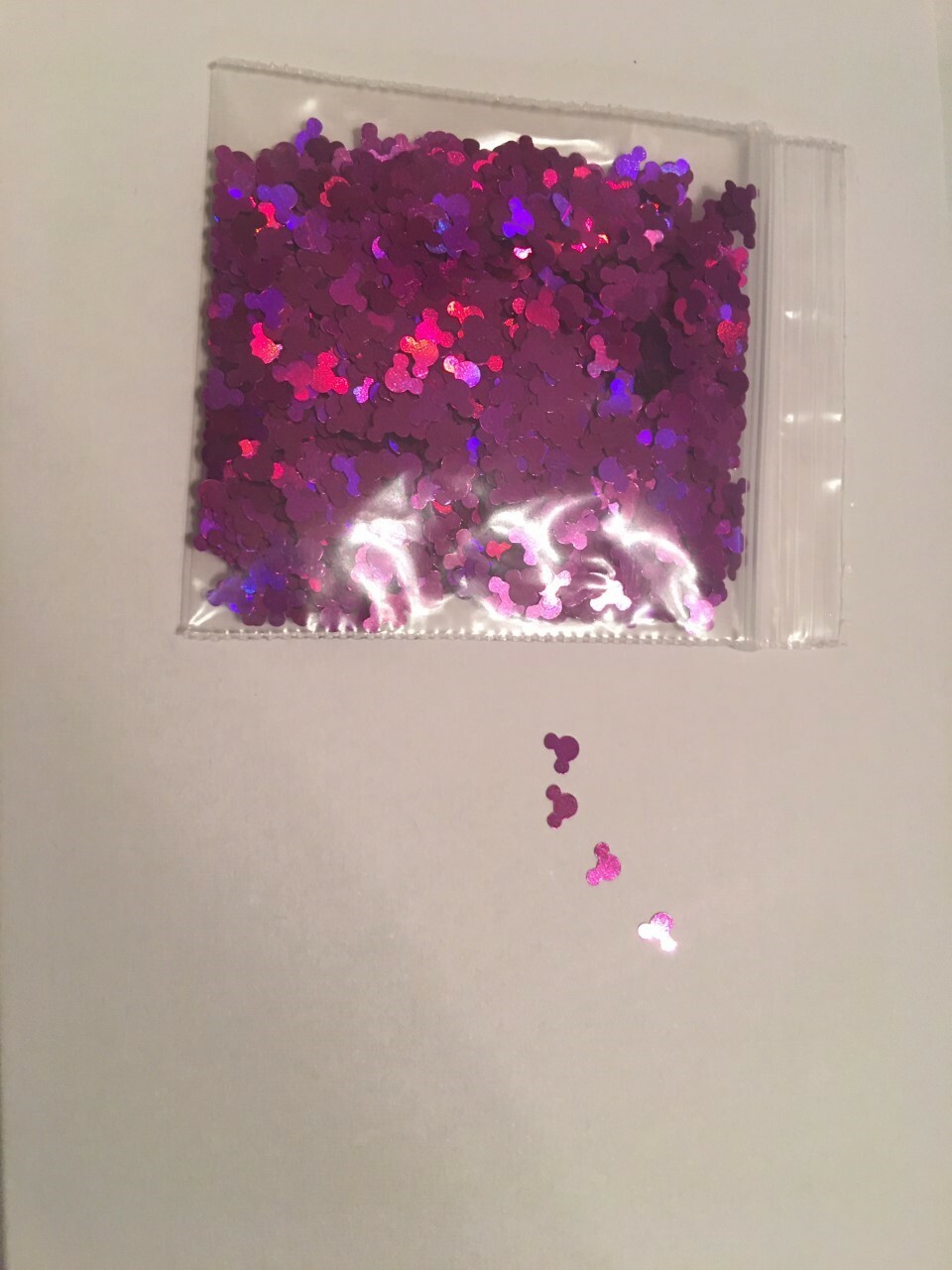 MICKEY MOUSE Glitter (Royal Pink) (1 Tbsp) Nail Art Face Crafts DIY-US Seller