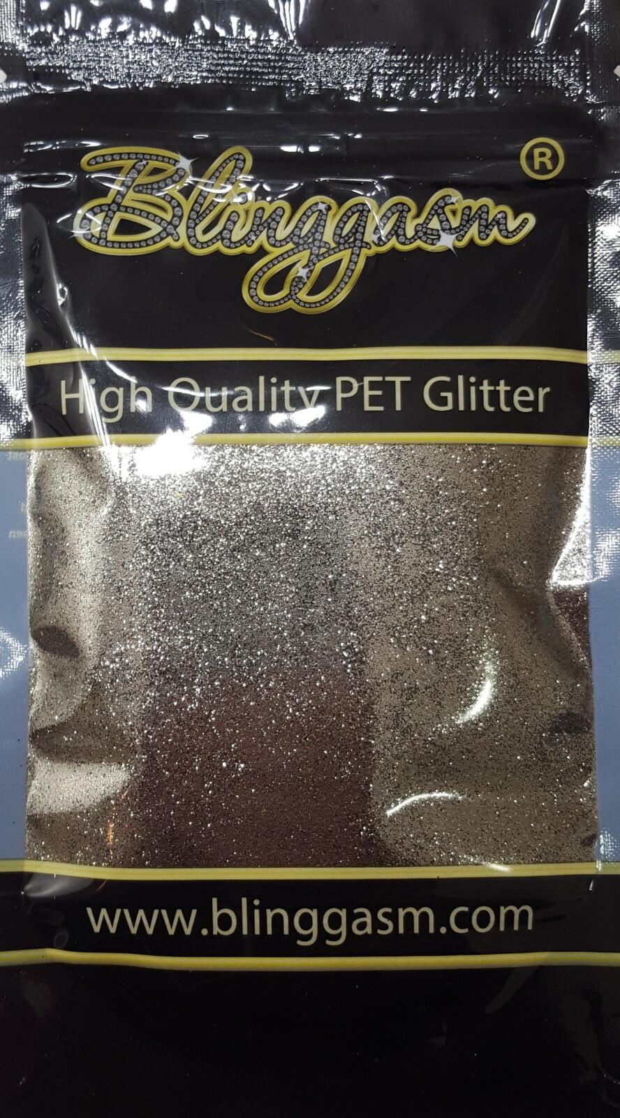 METALLIC SOLVENT RESISTANT GLITTER 3.5 OZ BY WEIGHT #61 B01006 STEEL