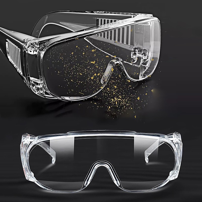 10pairs Manicure Clear Safety Goggles Anti Fog Dust Splash-Proof Glasses Goggles