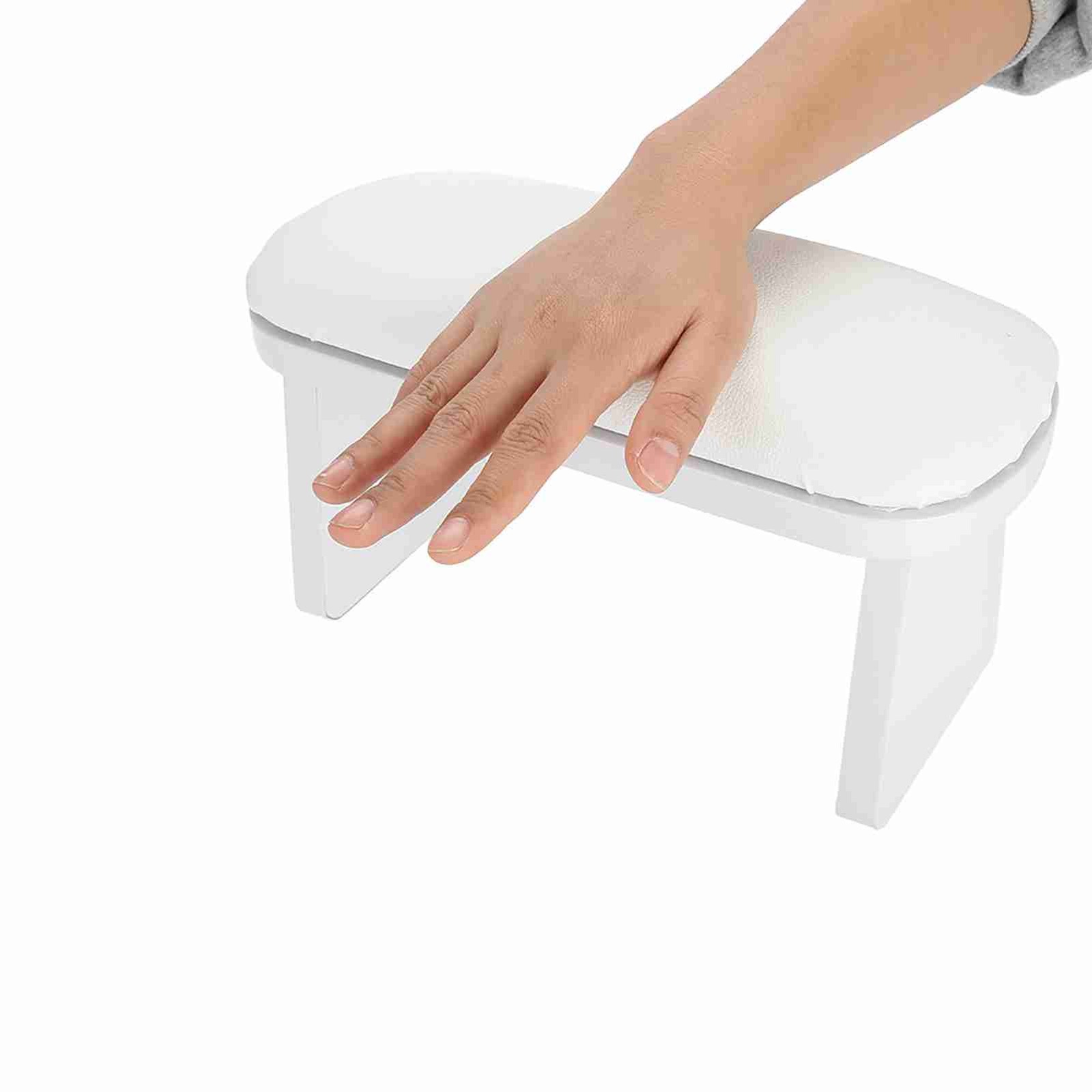 Manicure Hand Rest Cushion Nail Art Pillow For Salon (White)