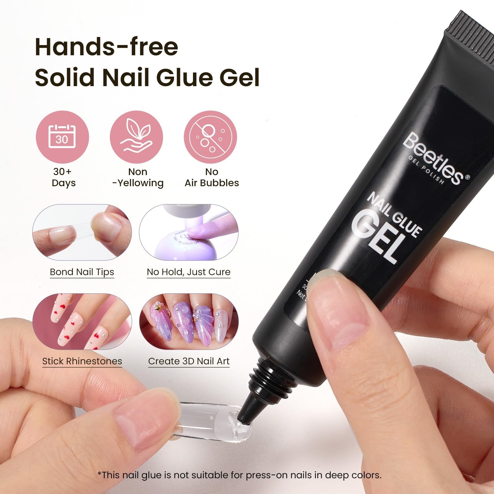 Medium Square Gel Nail Kit with Dehydrator & Primer | 576Pcs Matte Gel Tips, Min