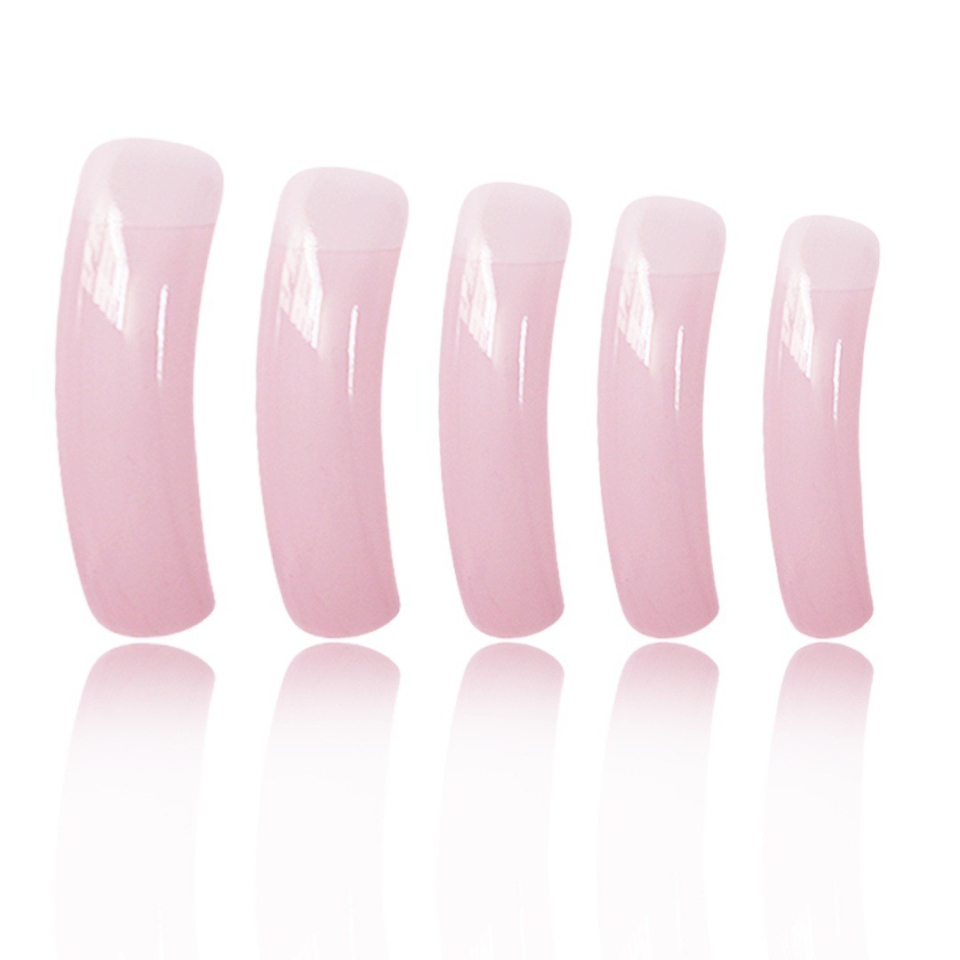 Nude Pink Gradient Press On Nails Ins Style Wholesale From Factory