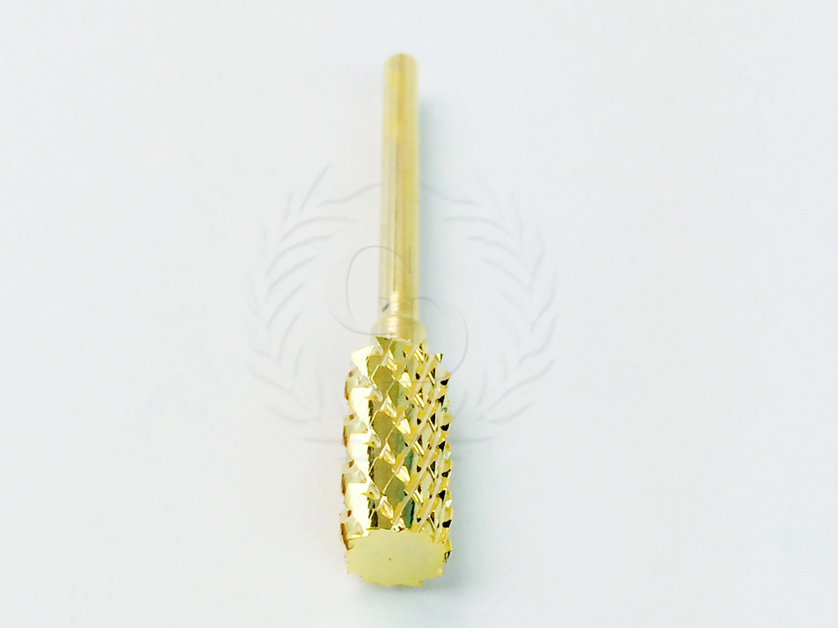 USA High Quality Nail CARBIDE Bit 3/32 Electric DRILL Gold Color 2X Extra Coarse