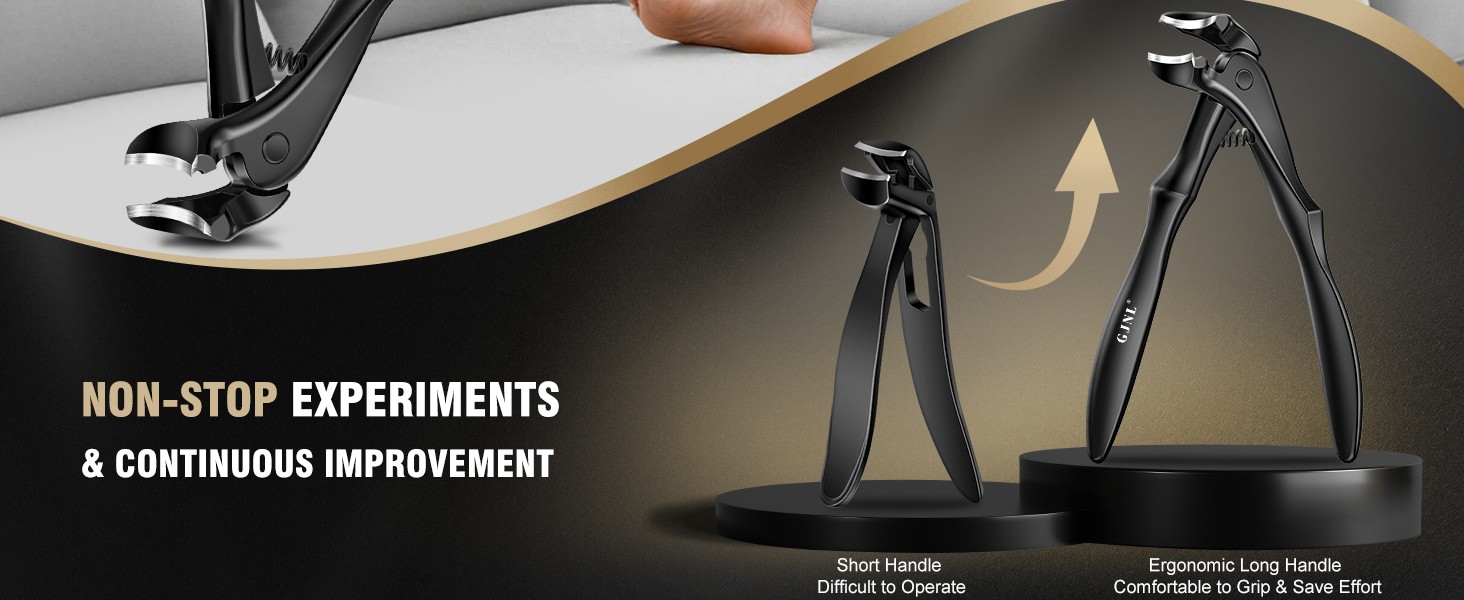 Toenail Clippers for Seniors Thick Toenails, 2026 Upgrade Angled Nail Clipper