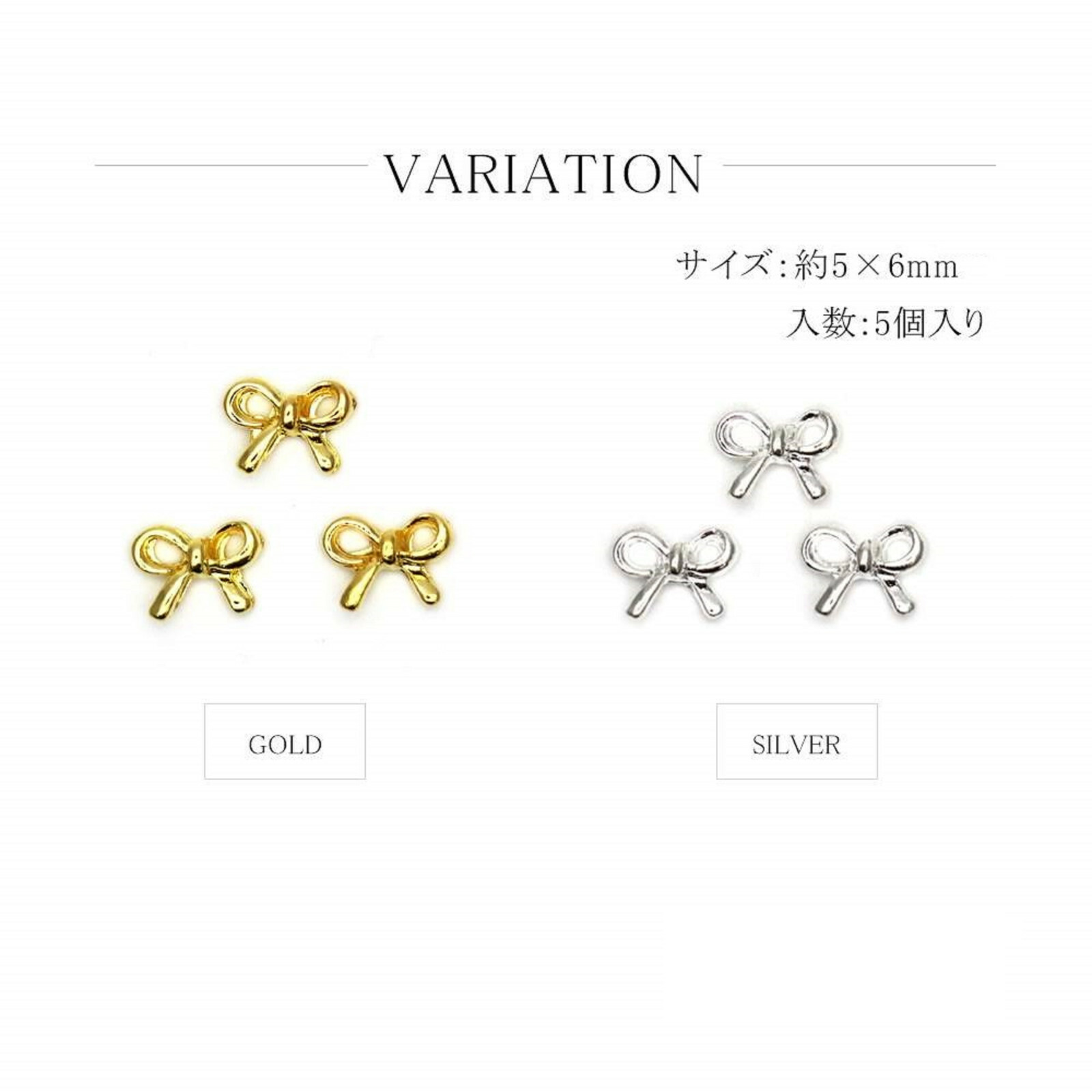20Pcs New 3D Nail Art Solid Rose Gold Alloy Metal Cute Bow Ribbon DIY Decoration