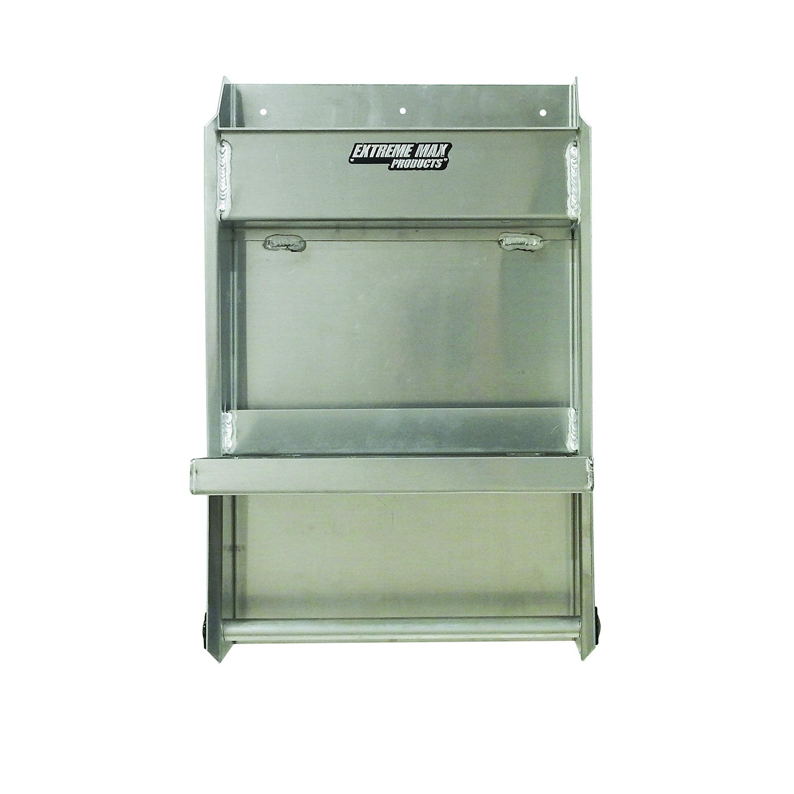Extreme Max 5001.6053 Junior Aluminum Work Station Storage Cabinet Flip-Out W…