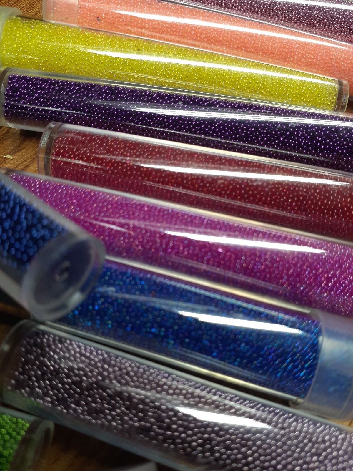 5 tube mixed colors UV Nail art Decoration caviar Micro bead craft DIY