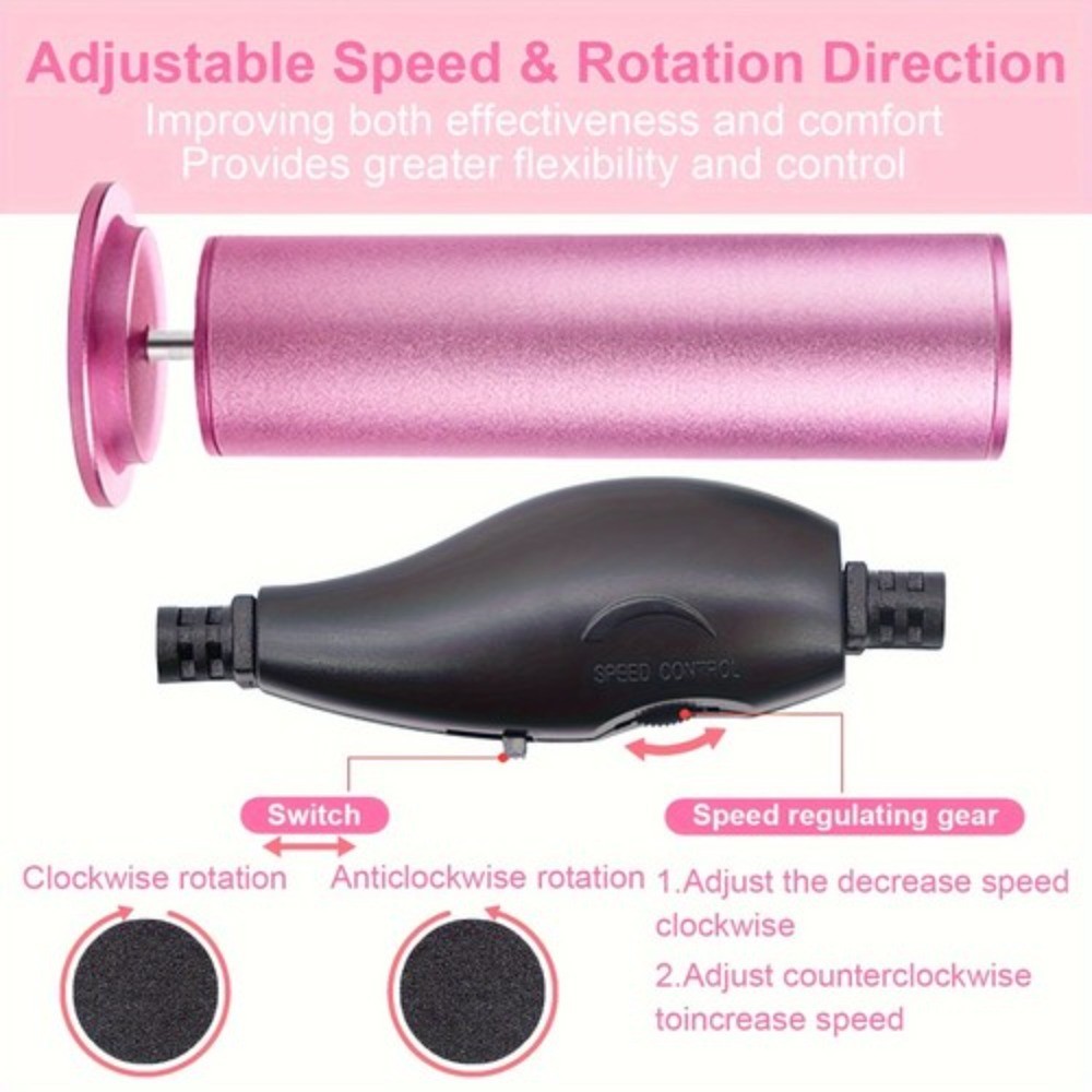 1X Electric Foot Grinder-60 Sandpaper Sheets,Callus Remover for Men & Women
