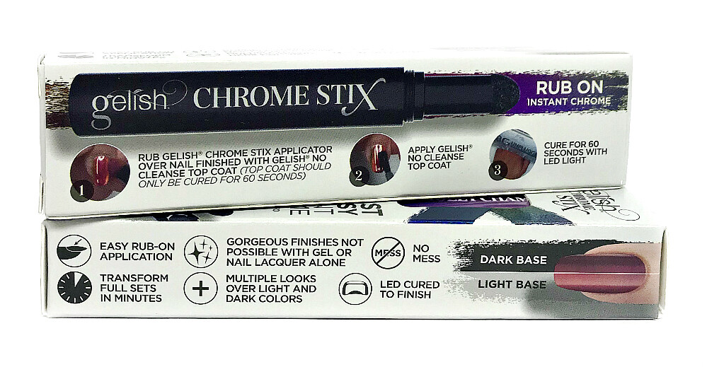 Harmony Gelish – CHROME STIX All-In-One Pen Applicator – Pick Color 0.02oz/0.5oz