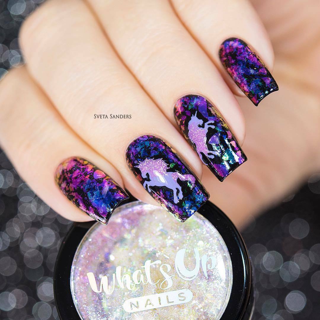 Unicorn Stencils for Nails, Nail Stickers, Nail Art, Nail Vinyls