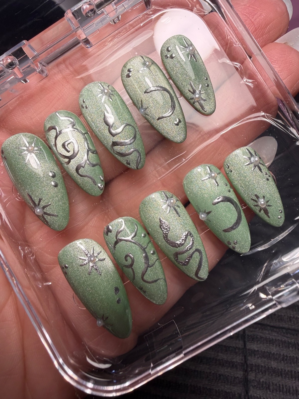 Handmade Press-On Nails size S