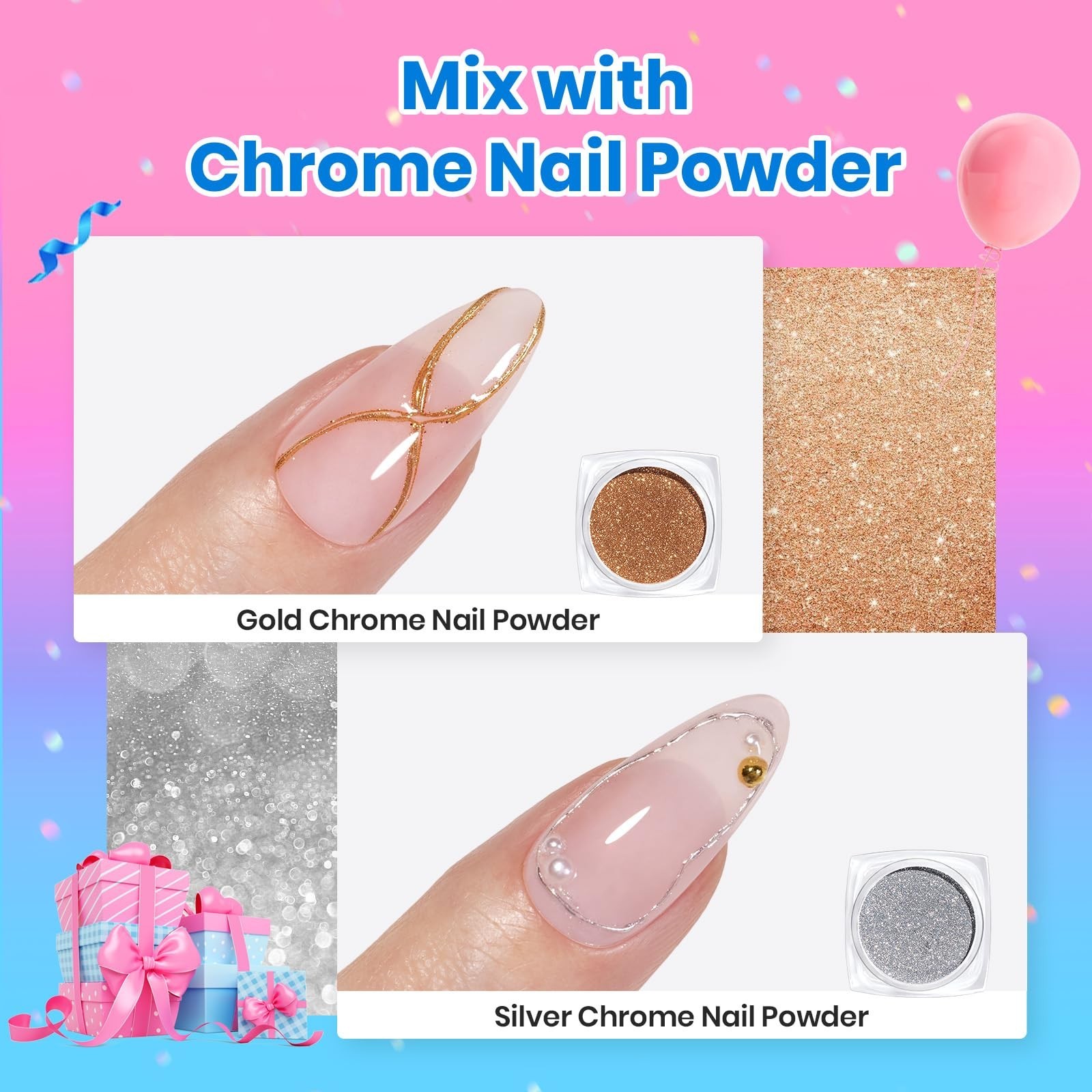 3D Gel Nail Art Kit – 1oz Clear Builder Gel, 5-in-1 Non-Sticky Sculpting Pen for