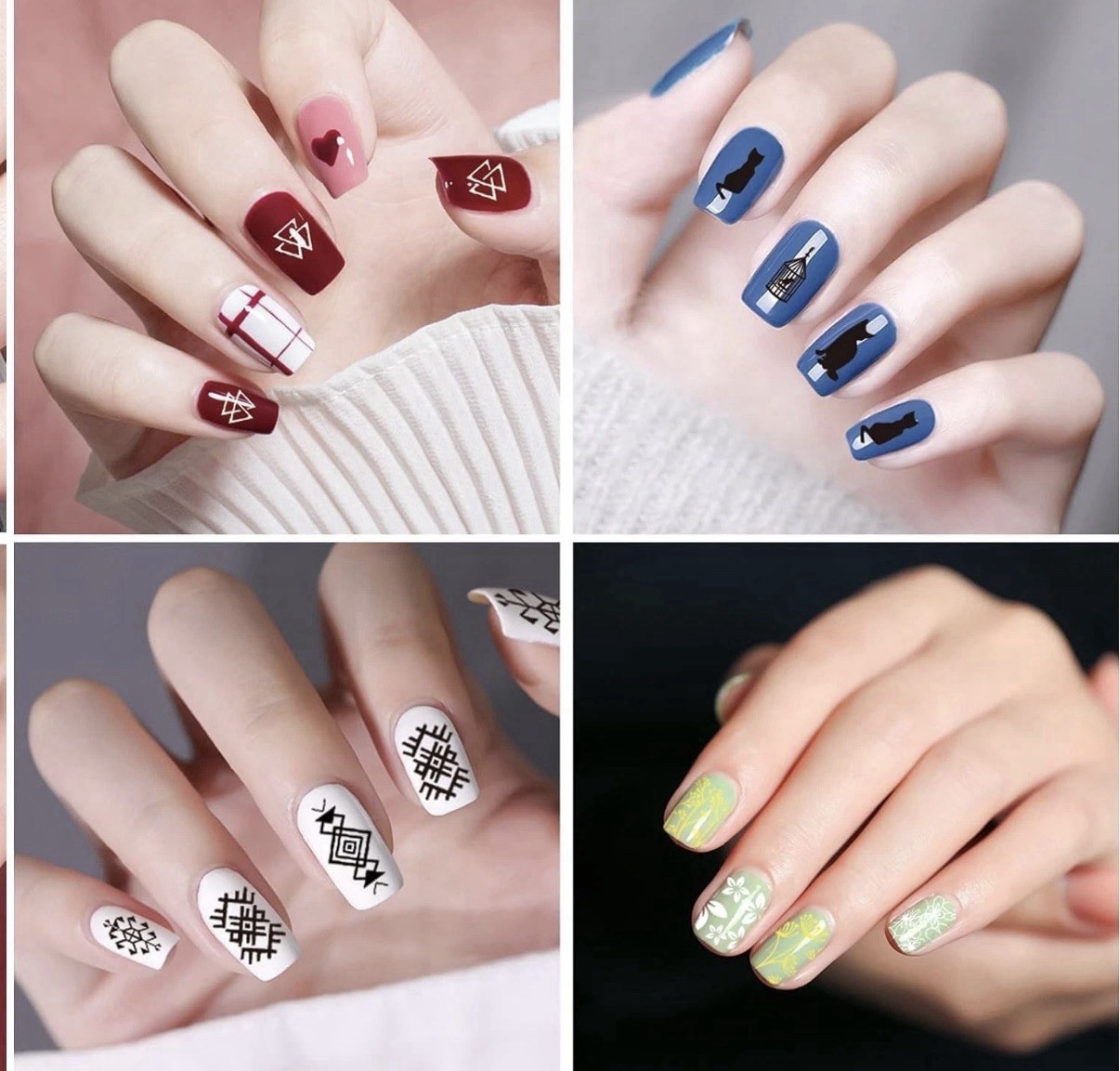 Stamping Nail Polish Gels, 12 Colors Stamping Gels 0.25 Fl Oz Soak off Printed G