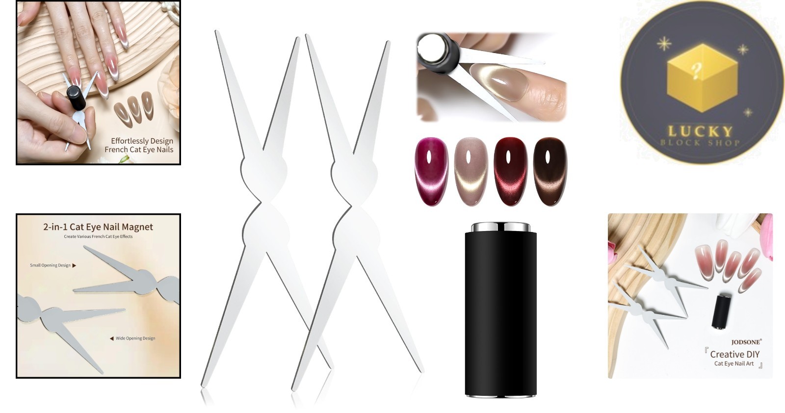 Precision Cat Eye Magnet Tool for Perfectly Crafted V Shape and Smile Line Nails