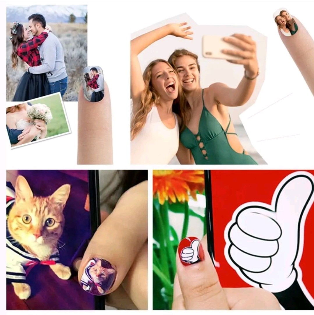 O2Nails Nail Art Printer (Rose Gold) Print any images on Nail via Mobile App