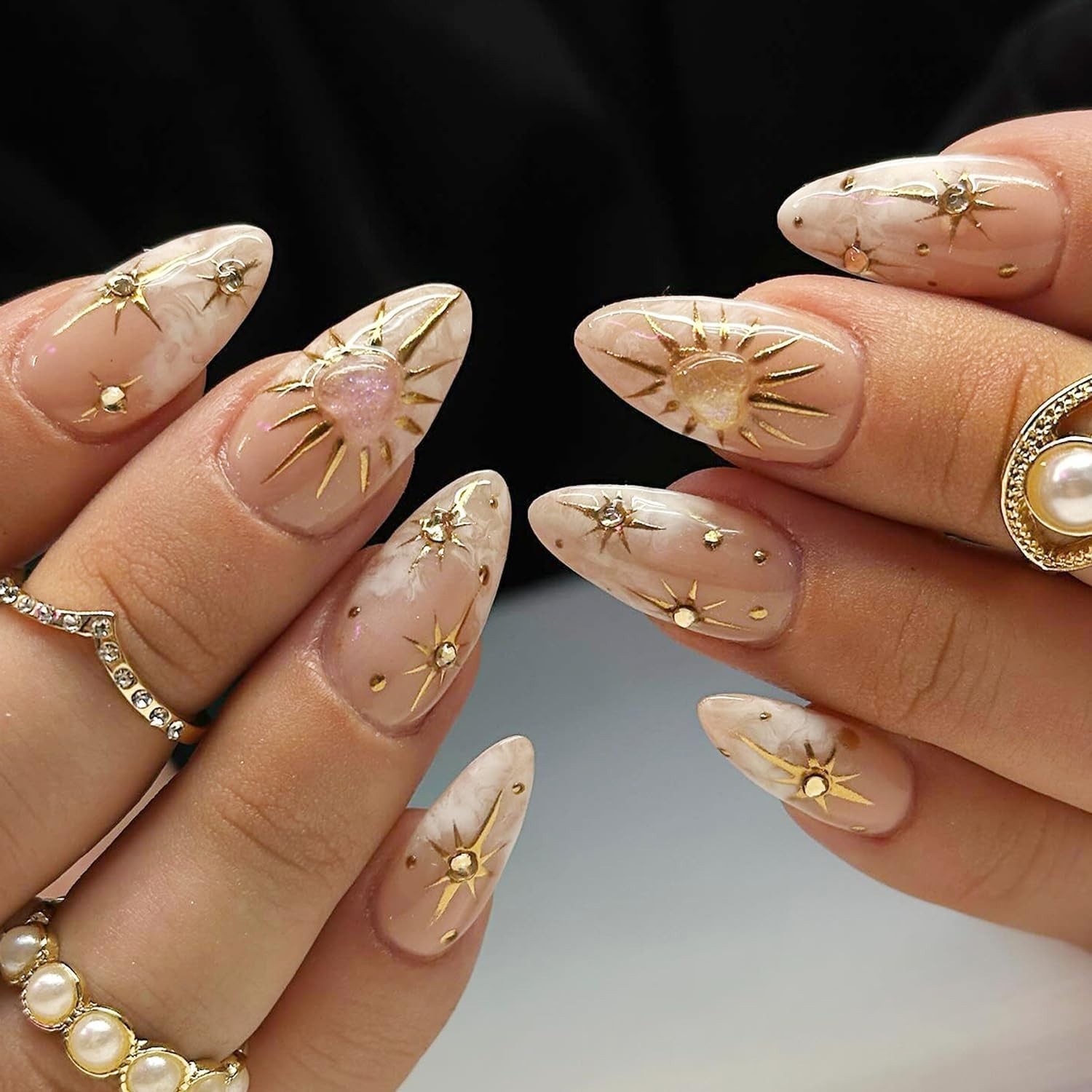 30pcs Wearable Fake Nail Colorful Designs Press On Long Cover Coffin False Nails