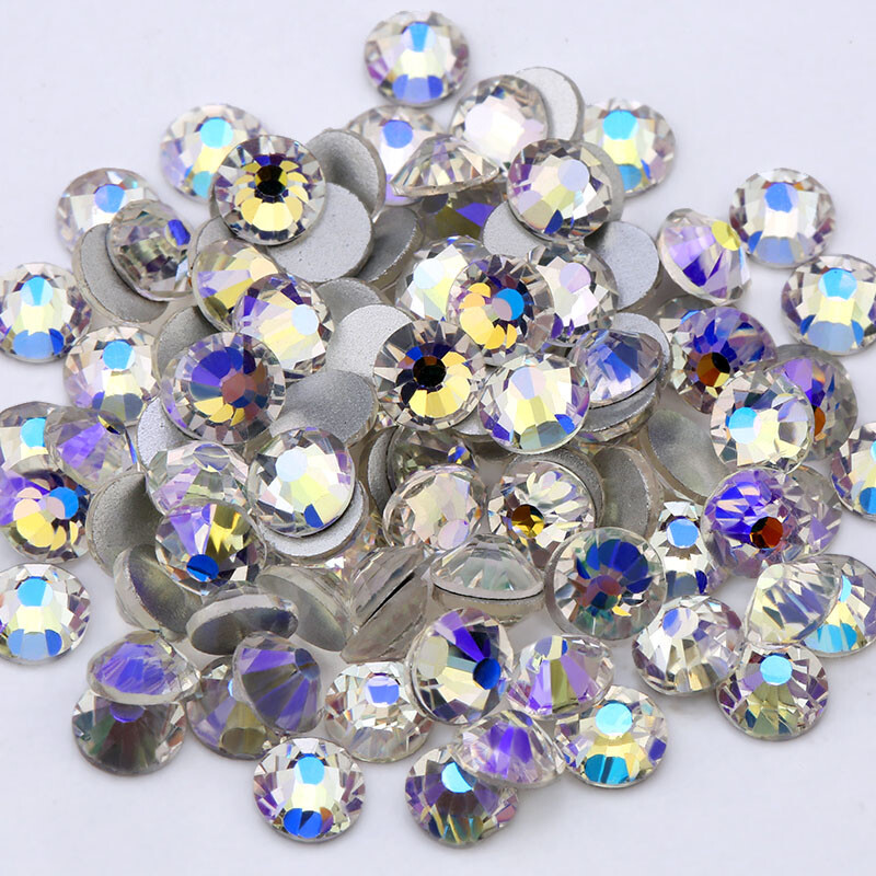Moonlight purple Non Hotfix Crystal Rhinestones Flatback Gem Nail Art Decoration