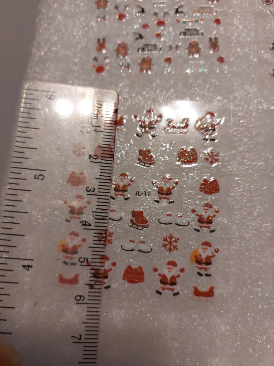 4 X Small Sheets Of Christmas Nail Art Stickers (Dn130) New