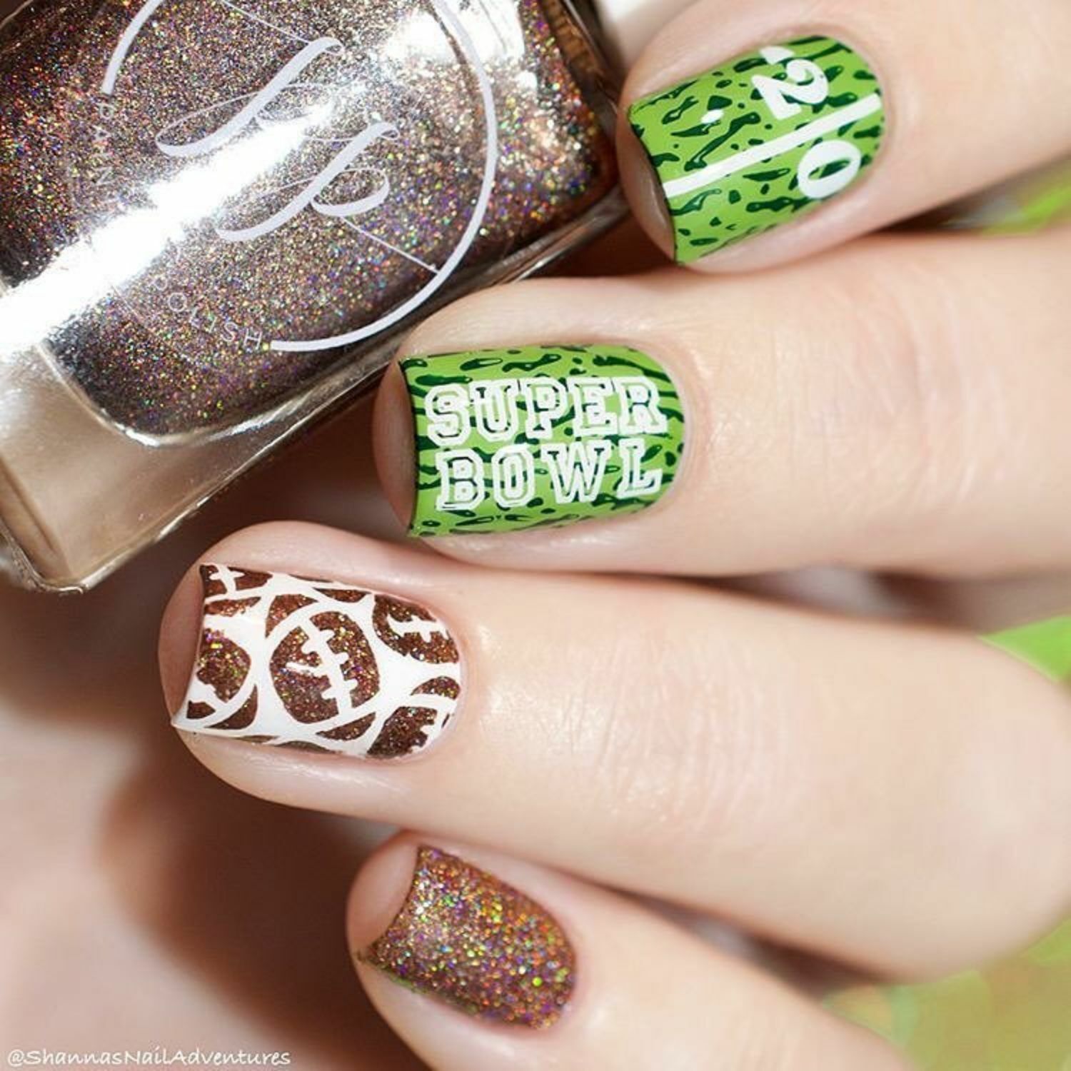 American Football Stencils for Nails, Nail Stickers, Nail Art, Nail Vinyls