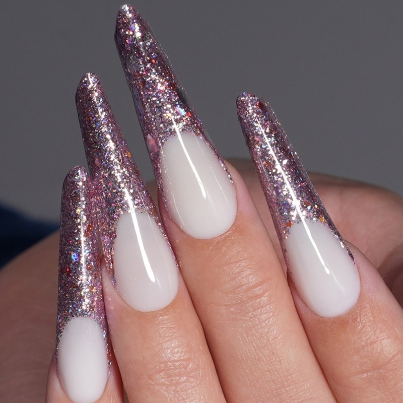 Clear Duals Nail System Form Acrylic UVS Gel Nail Mold Full Cover Fasle Nail Tip