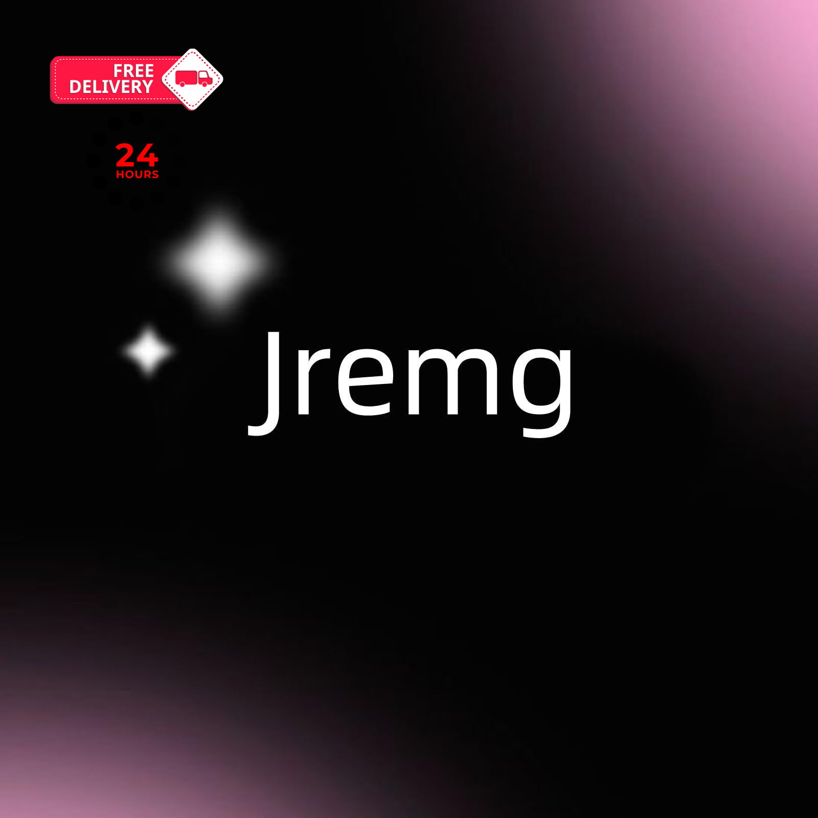Jremg Pink Press On Nails – Long Square Coffin Fake Nails, Multicolor