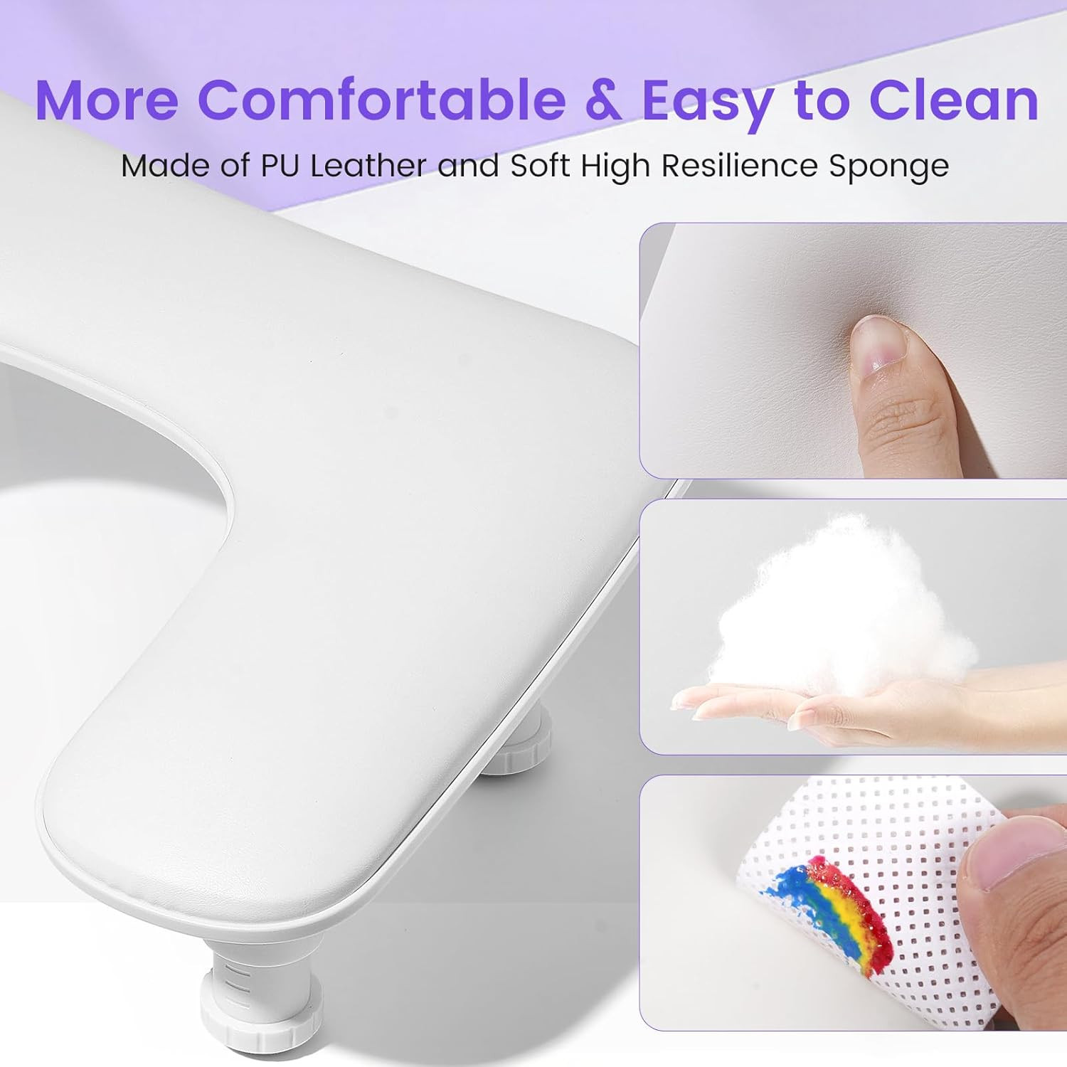 Big Arm Rest for Nails Tech: 2Nd Generation U-Shaped Manicure Nail Arm Rest Stan