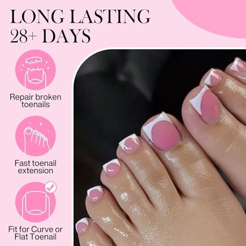 Square Toe Nail Tips, 504Pcs 15 Sizes Full Cover Press On Wide Long Square Toe