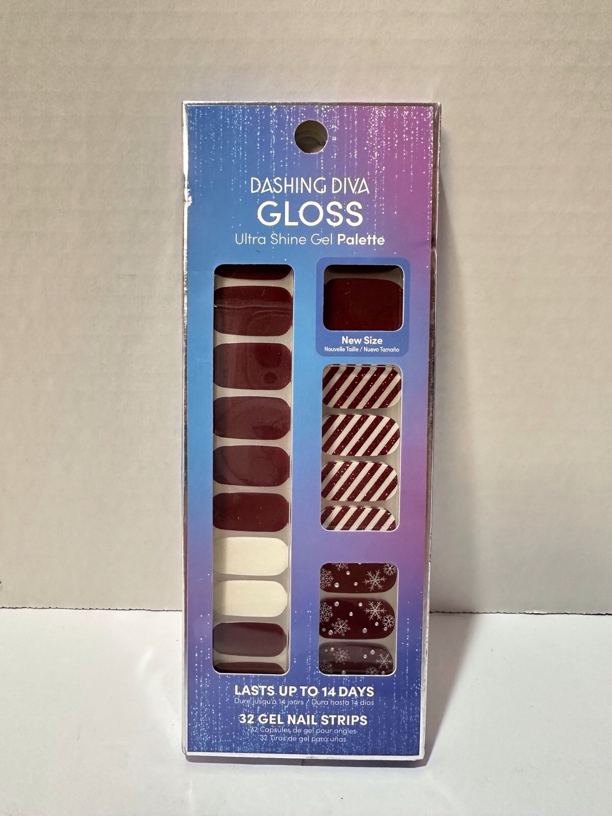 Lot Of 8 Pack Of Dashing Diva Gloss Ultra Shine Gel Palette Nail Strips NEW