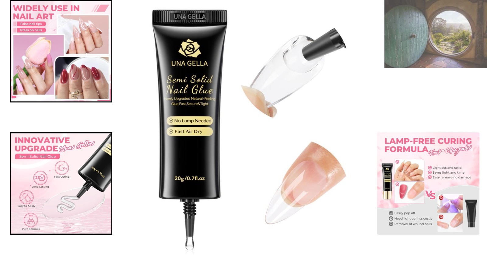 Super Strong Nail Glue – 20g Fast-Curing Gel for Press On & Acrylic Nails