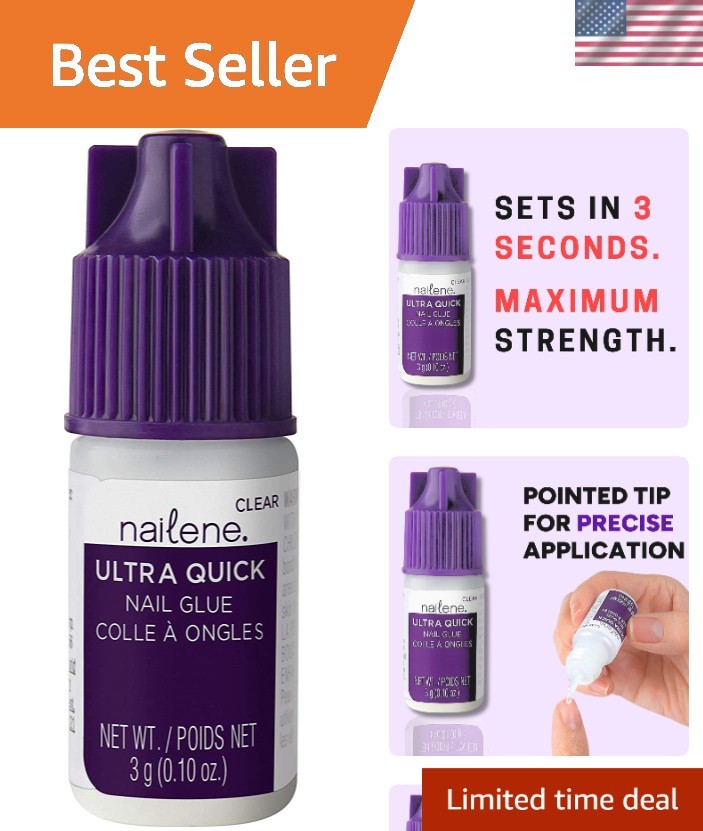Fast-Drying, Self-Adhesive Nail Glue – Perfect for Quick Repairs & Enhancements