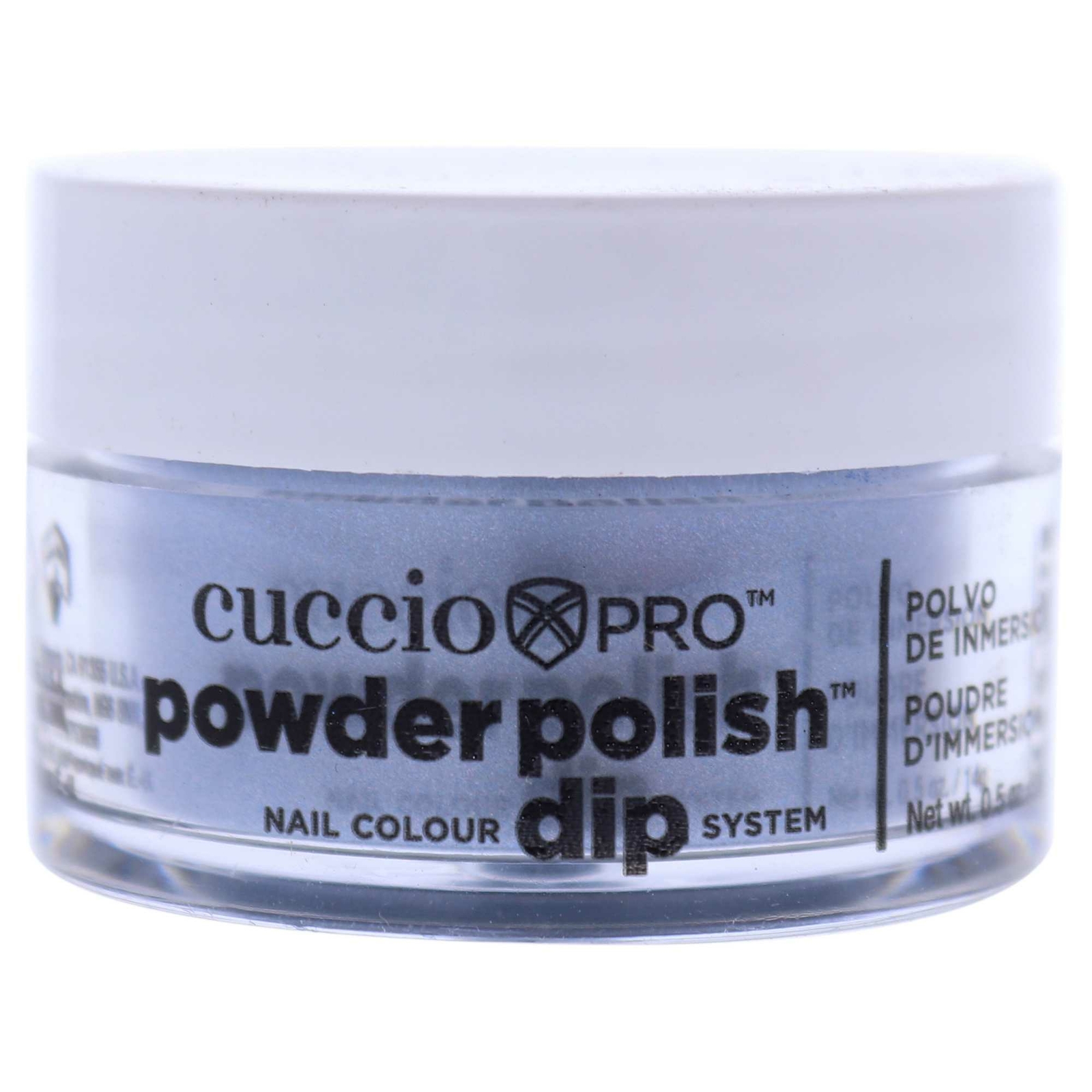 Cuccio Pro Powder Polish Nail Colour Dip System – Blue with Blue Mica – 0.5 oz