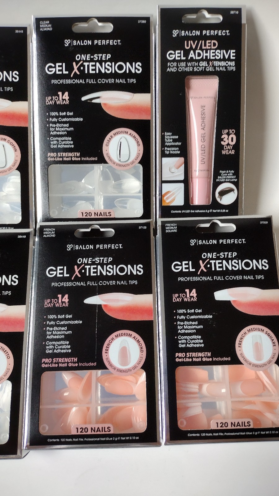 Salon Perfect Nail Gel X-tensions And Gel Polish Kit NEW & Sealed Large Kit