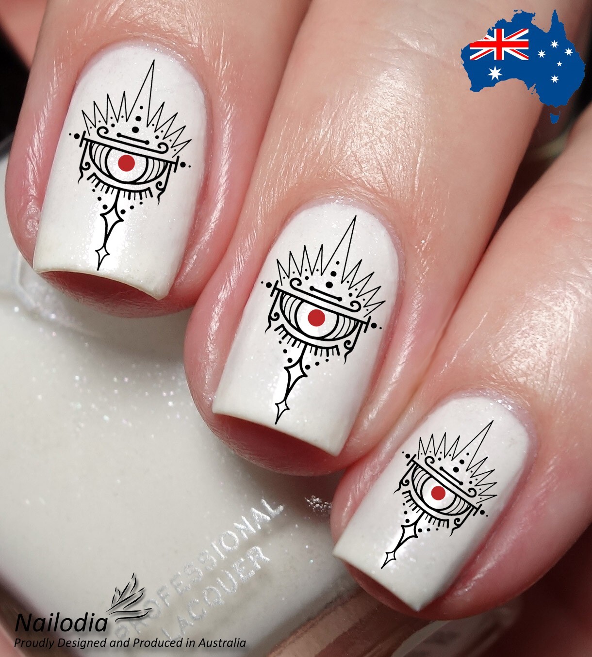 Spiritual Third Eye Nail Art Decal Sticker Water Transfer Slider