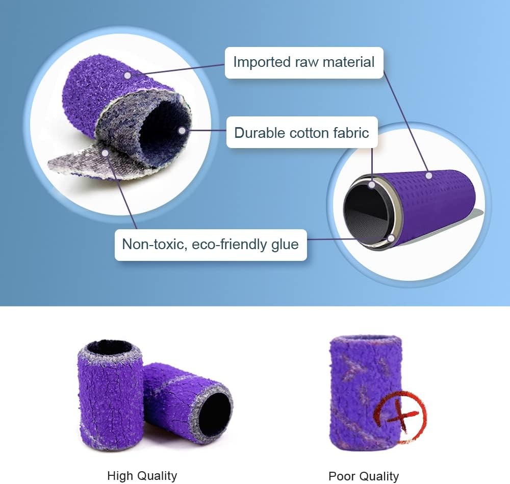 Sanding Bands for Nail Drill, Nail Drill Bits Sanding Bands Corfulra