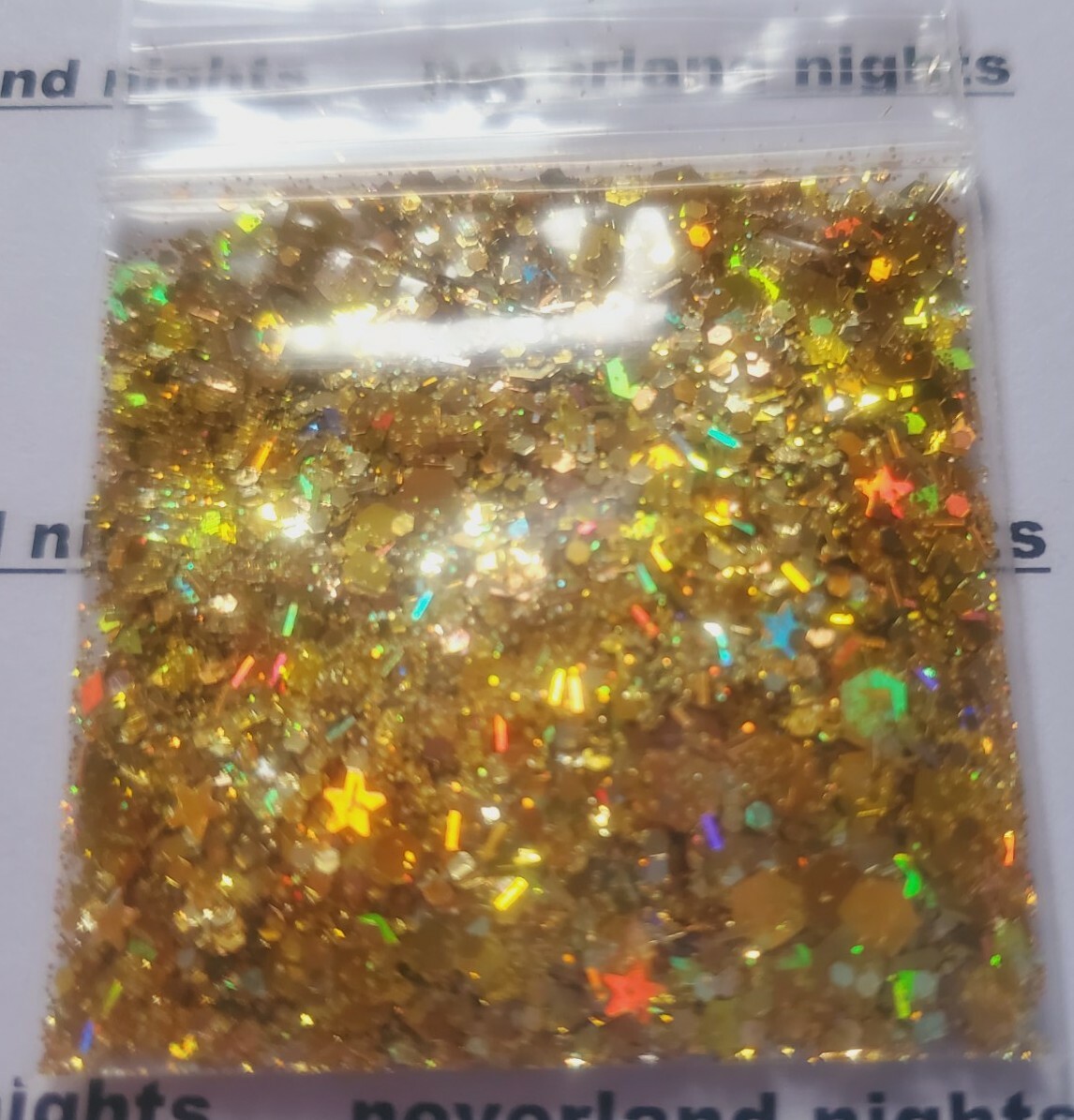 Gold Mine | Holographic Glitter Mix|Nail Art|Accent nail|Acrylics & Gels