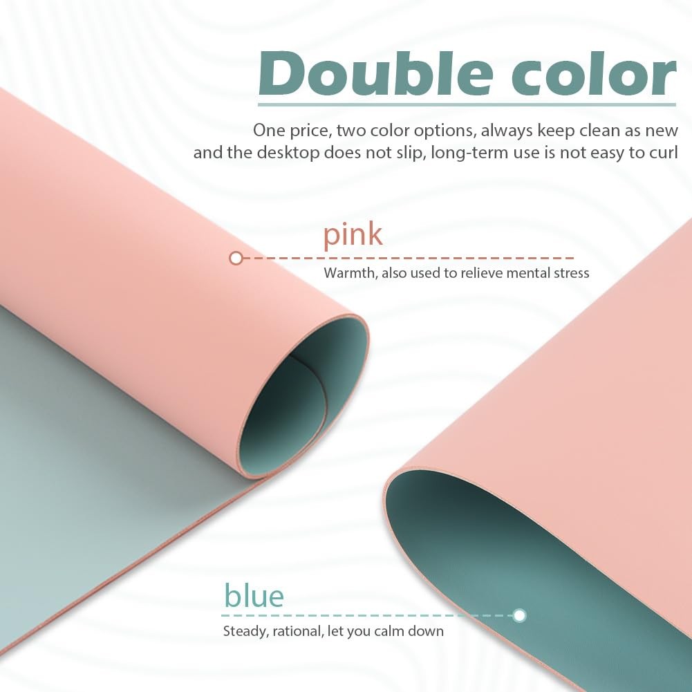 Nail Mat for Manicure 24″ Waterproof Microfiber Leather Desk Pad Table Protector