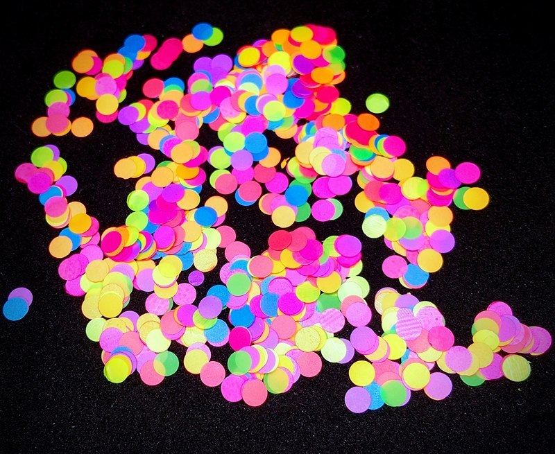 3MM DOT Mixed Neon DOT Glitter~Nail Art•Acrylic•Gel•Body Art•Festival•Crafts