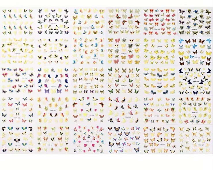 Nail Stickers 24 Sheet LOT FREE Shipping For Girls And Women