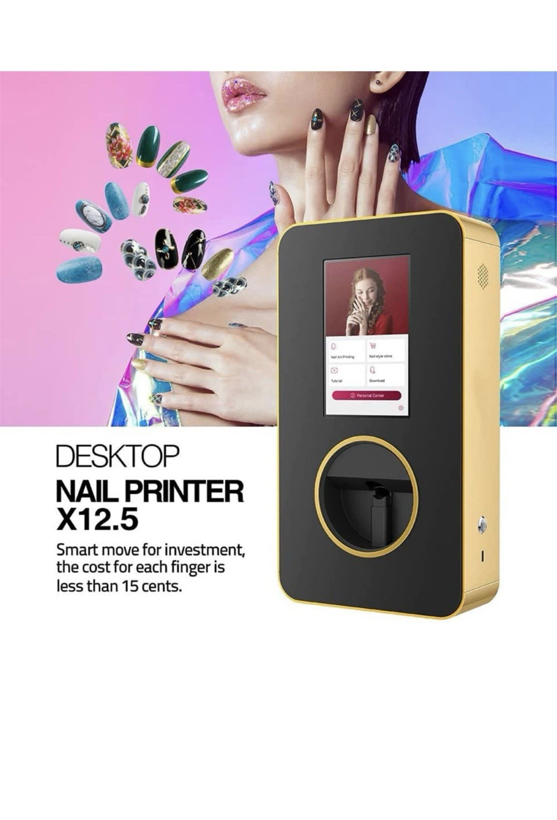 O’2 x12.5 Smart Nail Printer Brand New