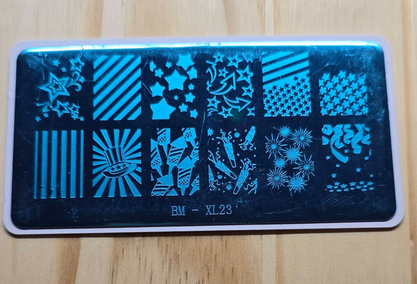 VINTAGE Bundle Monster Maniology B.M.C Nail Stamp Plates BM-XL10 BM-XL25 HTF