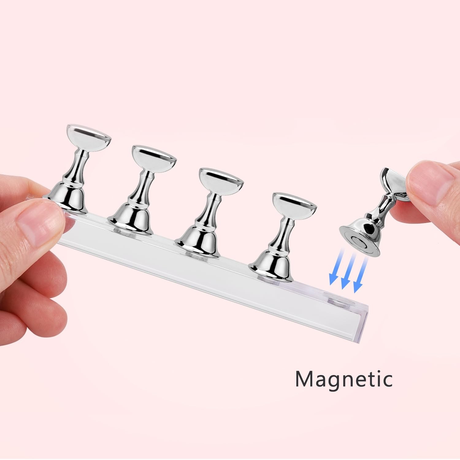 Nail Stand Acrylic Nail Art Display Stand Practice Nail Holder for Painting Nail