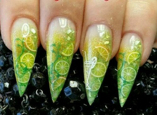 1000 Fimo fruit slice nail art 3D polymer clay milkbath fimos uñas de frutas