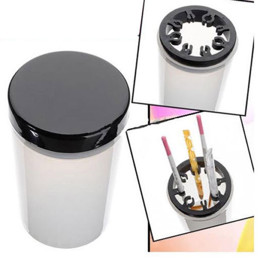 yueton Nail Art Brushes Holder Remover Cup Immersion 1 Count (Pack of 1)