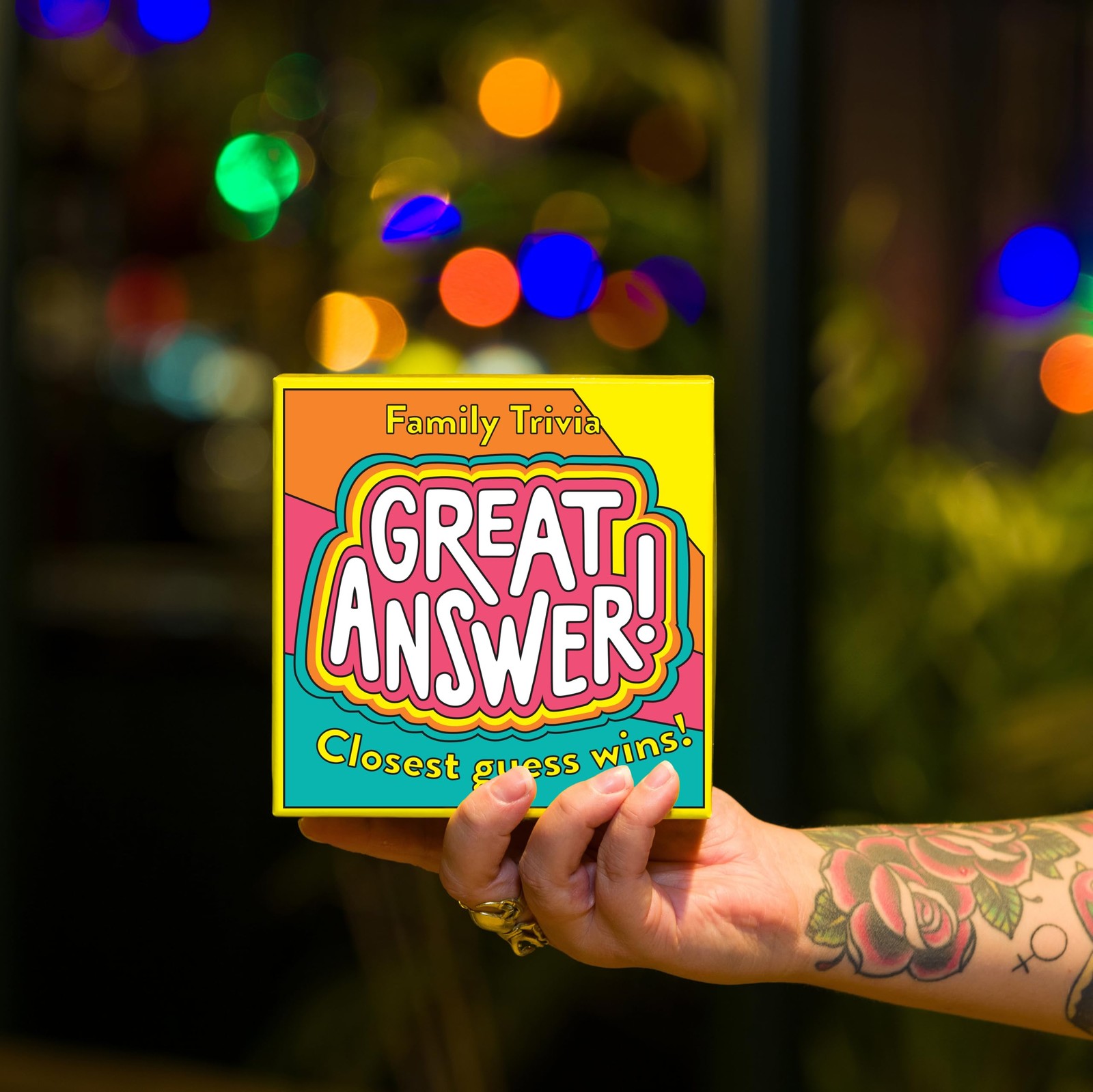 Hygge Games – Great Answer! Fun 1 EA, Multicolor, Pink, Orange, Green, Yellow