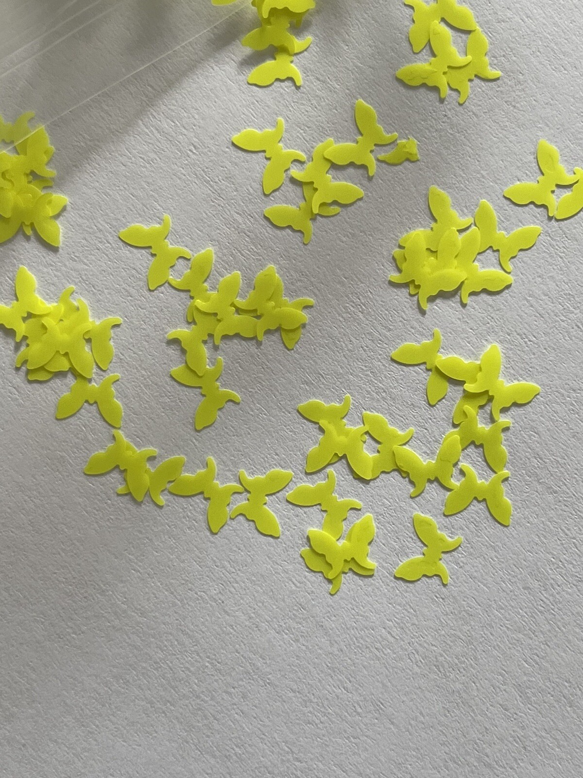 Butterfly 2 Neon Yellow Nail Glitter | 1 TSP | Gel Nail Art & Acrylic