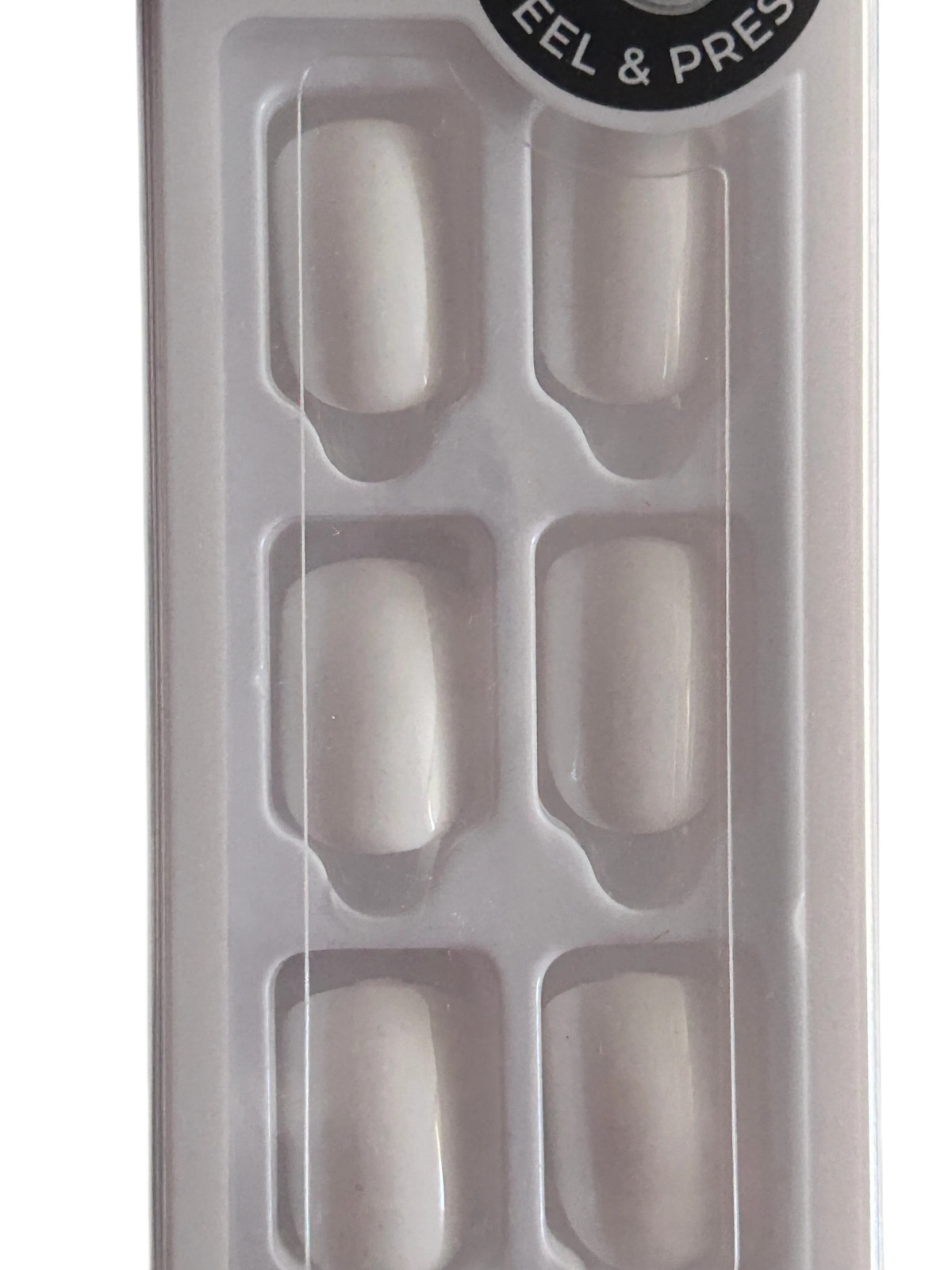 Impress No Glue Mani – Short Length Classic Glossy White Manicure-at-Home 83758