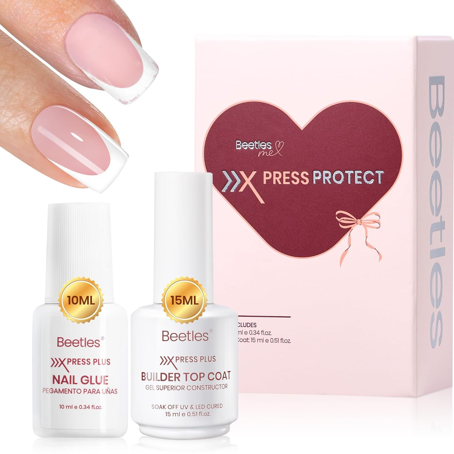 Beetles 10ML Super Strong Nail Glue for Press Ons, Nail Tips, Acrylic Nails | No