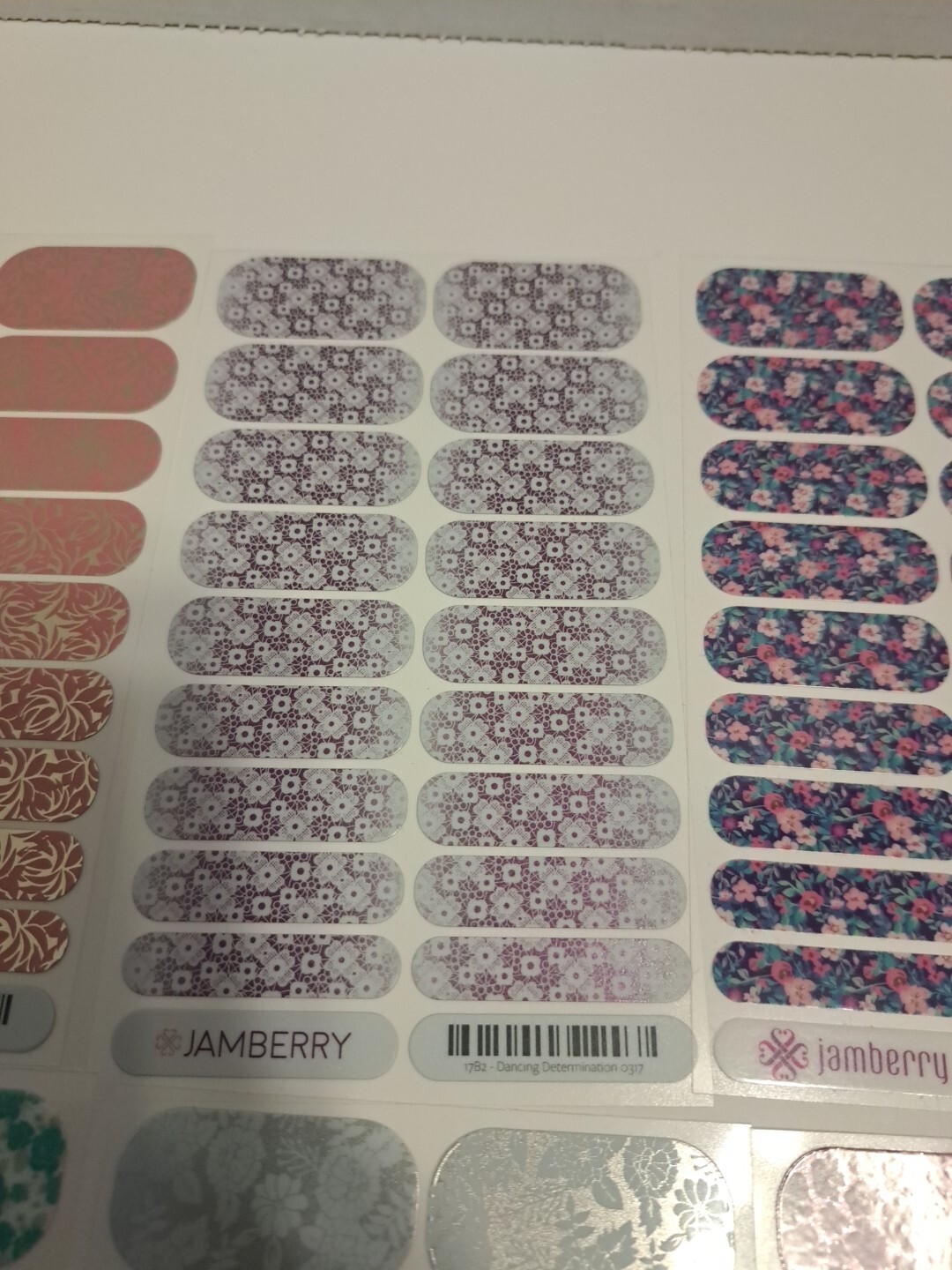 Jamberry Nail Wraps Lot of 10 Full Sheets Spring Florals