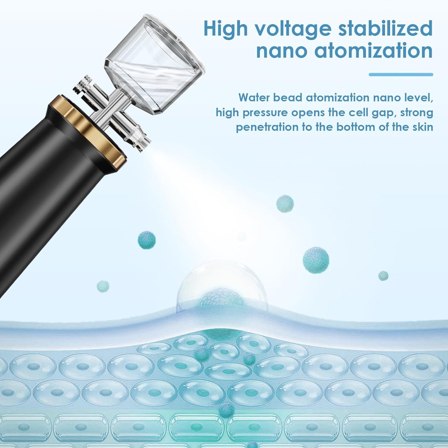 Mini Portable Rechargeable Airbrush-Makeup Kit with Air Compressor for Makeup